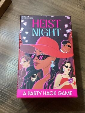 Heist Night Party Game - Pink & Teal Box